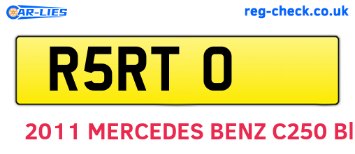 R5RTO are the vehicle registration plates.