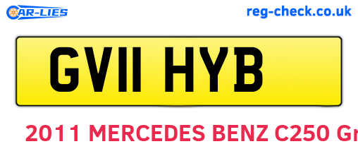 GV11HYB are the vehicle registration plates.
