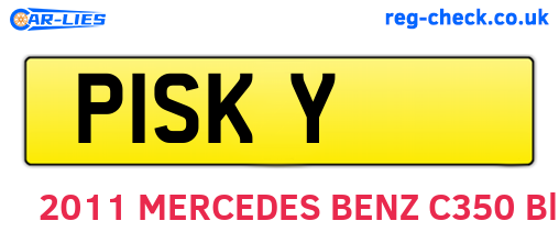P1SKY are the vehicle registration plates.