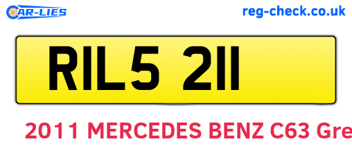 RIL5211 are the vehicle registration plates.