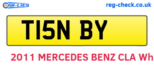 T15NBY are the vehicle registration plates.