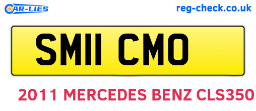 SM11CMO are the vehicle registration plates.