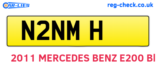 N2NMH are the vehicle registration plates.