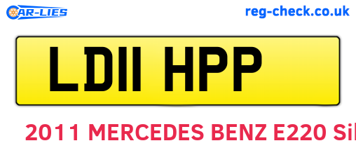 LD11HPP are the vehicle registration plates.