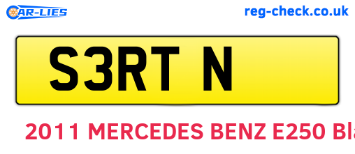 S3RTN are the vehicle registration plates.
