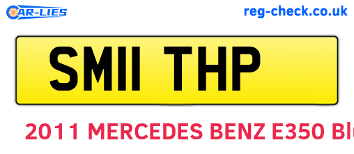 SM11THP are the vehicle registration plates.
