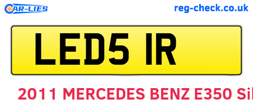 LED51R are the vehicle registration plates.