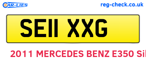 SE11XXG are the vehicle registration plates.