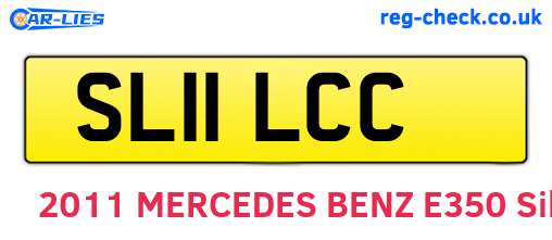 SL11LCC are the vehicle registration plates.