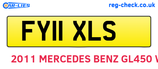 FY11XLS are the vehicle registration plates.
