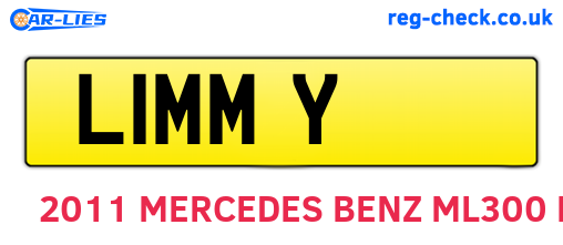 L1MMY are the vehicle registration plates.