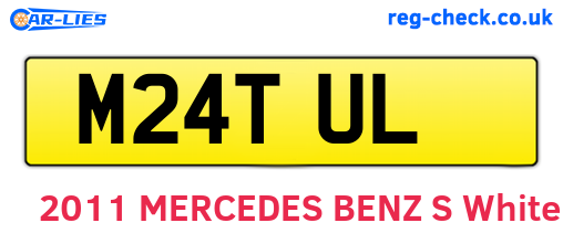 M24TUL are the vehicle registration plates.