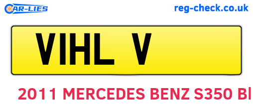 V1HLV are the vehicle registration plates.