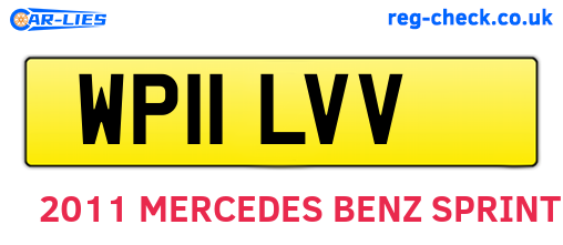 WP11LVV are the vehicle registration plates.