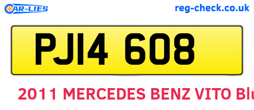 PJI4608 are the vehicle registration plates.