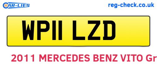 WP11LZD are the vehicle registration plates.