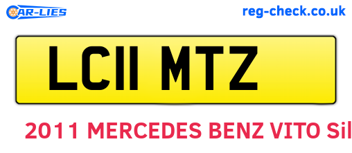 LC11MTZ are the vehicle registration plates.