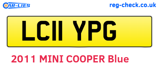 LC11YPG are the vehicle registration plates.
