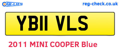 YB11VLS are the vehicle registration plates.