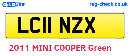 LC11NZX are the vehicle registration plates.