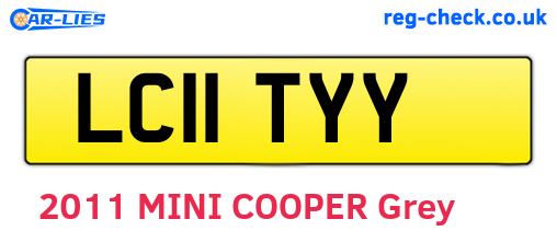 LC11TYY are the vehicle registration plates.