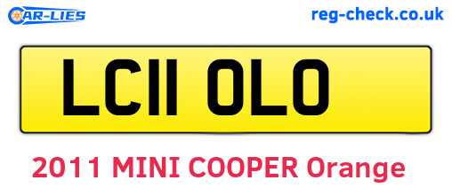 LC11OLO are the vehicle registration plates.