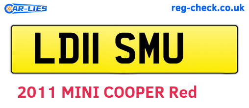 LD11SMU are the vehicle registration plates.