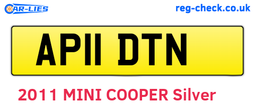 AP11DTN are the vehicle registration plates.