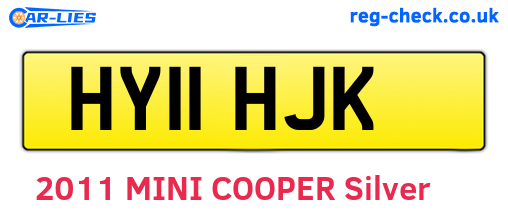 HY11HJK are the vehicle registration plates.