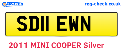 SD11EWN are the vehicle registration plates.