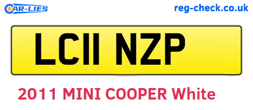LC11NZP are the vehicle registration plates.