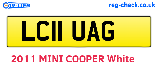 LC11UAG are the vehicle registration plates.