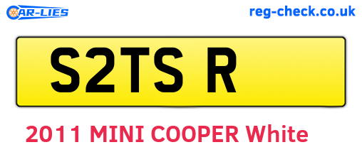 S2TSR are the vehicle registration plates.