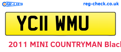 YC11WMU are the vehicle registration plates.