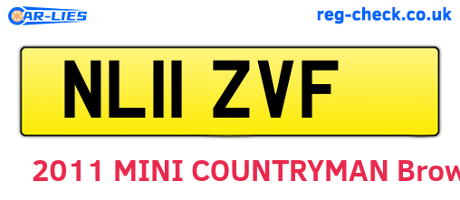 NL11ZVF are the vehicle registration plates.