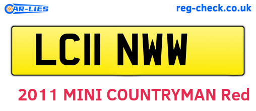 LC11NWW are the vehicle registration plates.