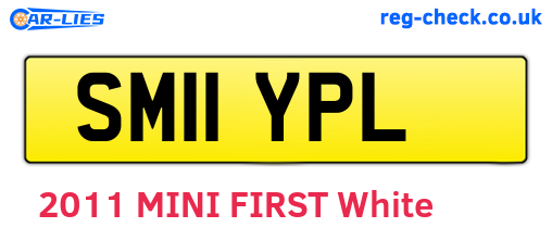SM11YPL are the vehicle registration plates.
