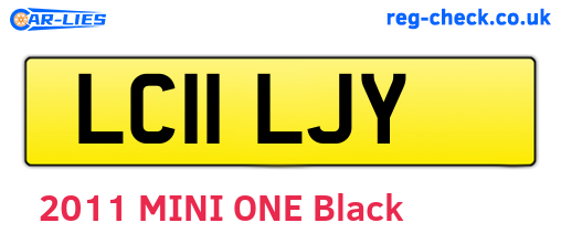 LC11LJY are the vehicle registration plates.