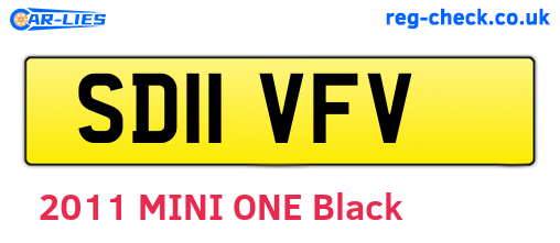 SD11VFV are the vehicle registration plates.