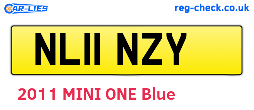 NL11NZY are the vehicle registration plates.