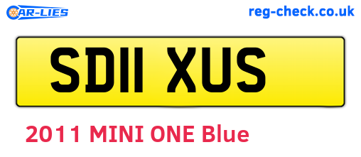 SD11XUS are the vehicle registration plates.