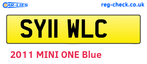 SY11WLC are the vehicle registration plates.