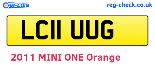 LC11UUG are the vehicle registration plates.