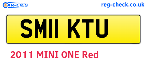 SM11KTU are the vehicle registration plates.