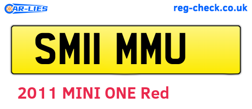 SM11MMU are the vehicle registration plates.