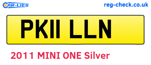 PK11LLN are the vehicle registration plates.