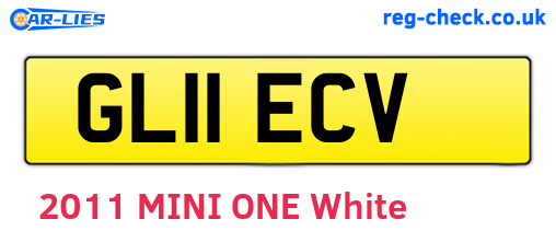 GL11ECV are the vehicle registration plates.