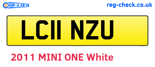 LC11NZU are the vehicle registration plates.
