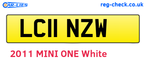 LC11NZW are the vehicle registration plates.
