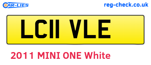LC11VLE are the vehicle registration plates.